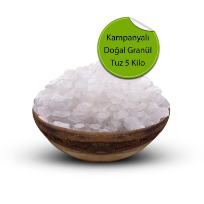 Kampanyalı Doğal Granül Tuz 5 Kilo
