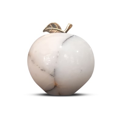 Beyaz Elma Model Oniks Taşı 340 Gram