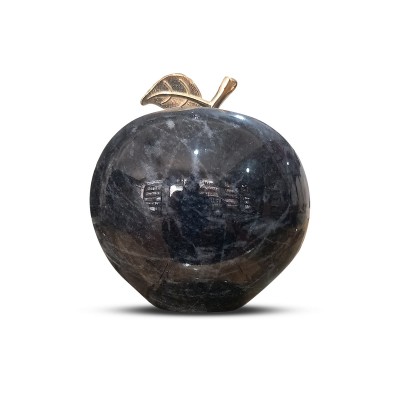 Siyah Elma Model Oniks Taşı 340 Gram